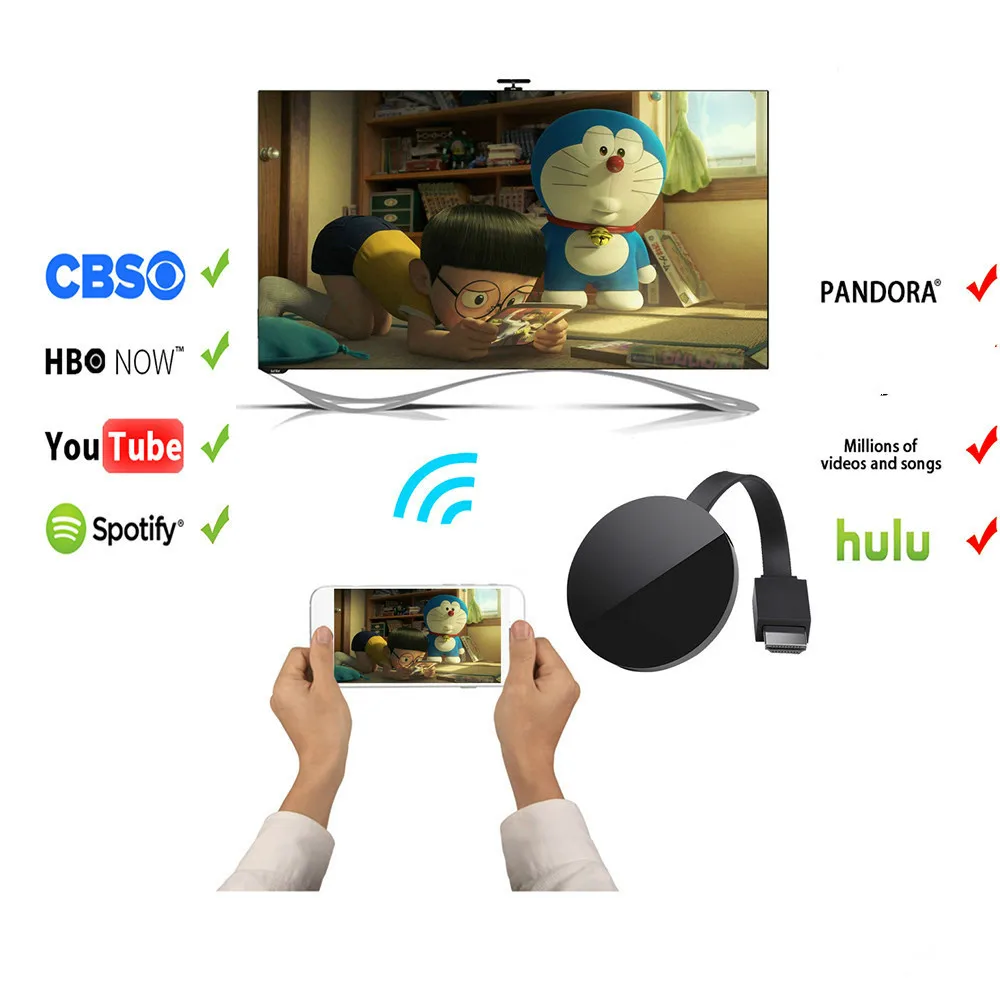 Новый Популярный ТВ-Стик G2/G5 для YouTube Android TV Miracast HDMI-совместимый адаптер дисплея vs