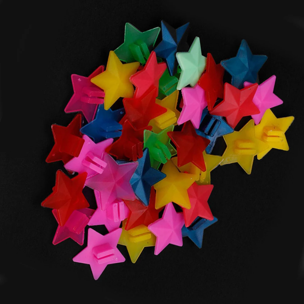 

Decoration Bike Spoke Bead 36pcs Star beads Bicycle Bike Wheel Plastic
