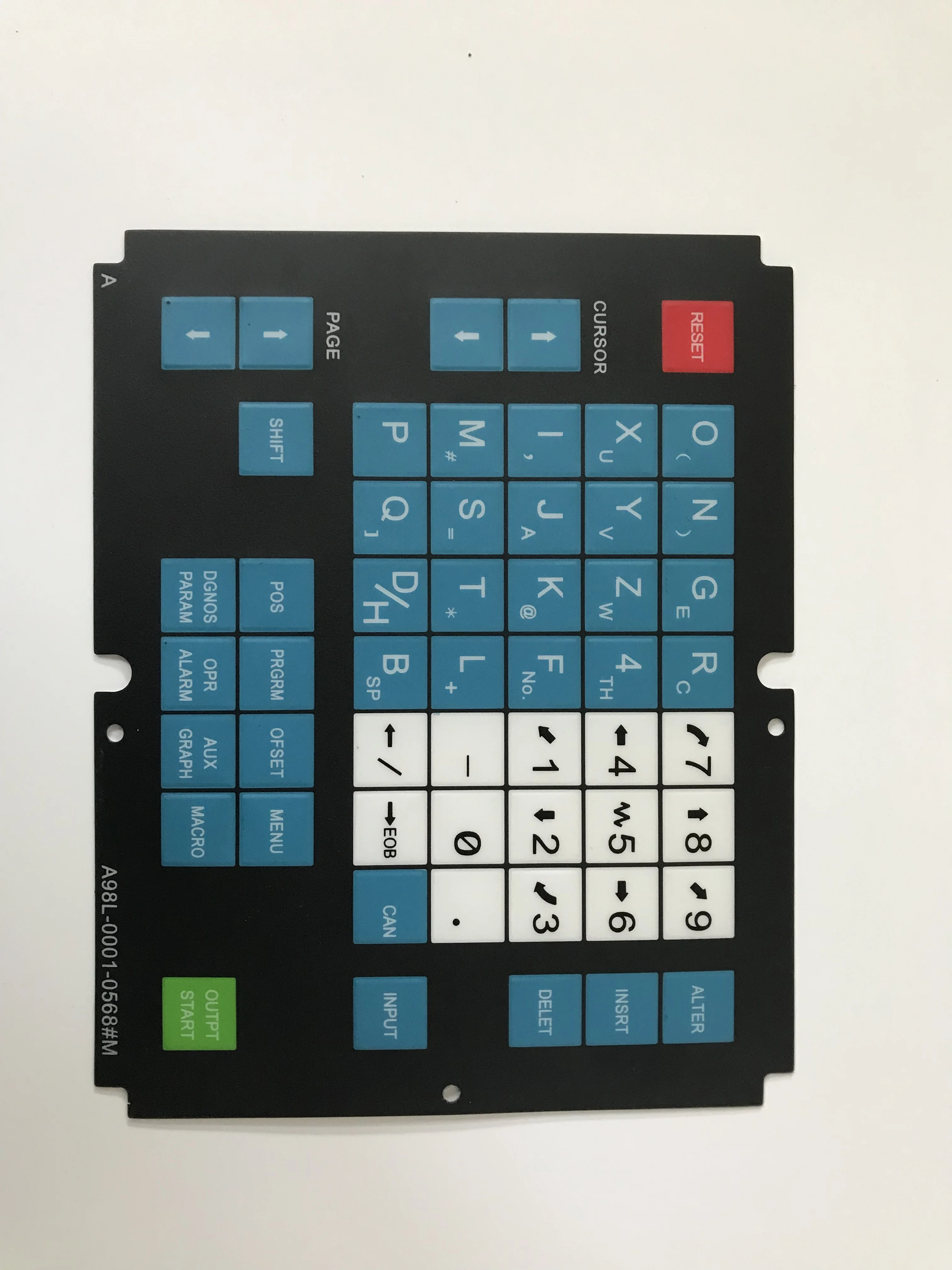 Флюоресцентная новая Оригинальная мембрана для клавиатуры станков с ЧПУ |