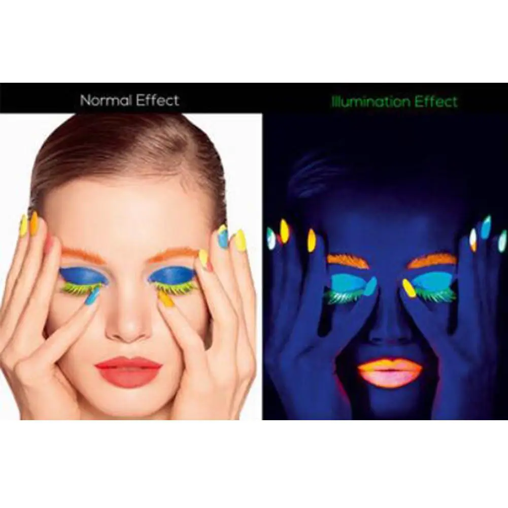 DSstyles 8 цветов светящийся цвет для лица тела макияж краска пигмент ed набор