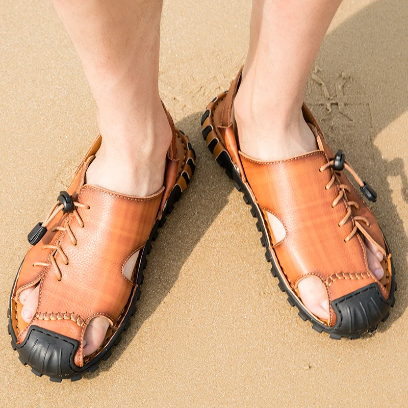 

Summer Men Slippers Sandalias Playa Hombre Shoes Summer Men Zomerschoenen Heren Beach Sandals Men's Flip Flops For