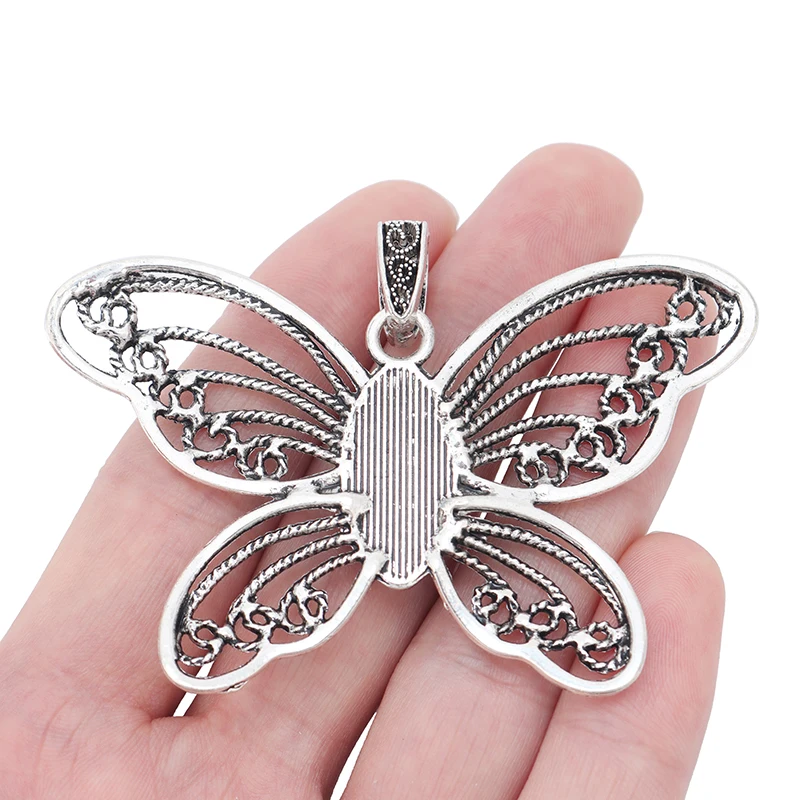 ZXZ 5 шт. большая филигранная бабочка и подвески из искусственной бирюзы для