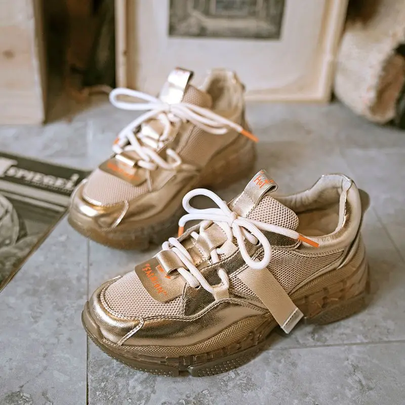 Taoffen 2020 Real Leather Women Fashion Solid Color Breathable Sneakers Daily Autumn Ins Hot Shoes Woman Footwear Size 35-39 | Обувь
