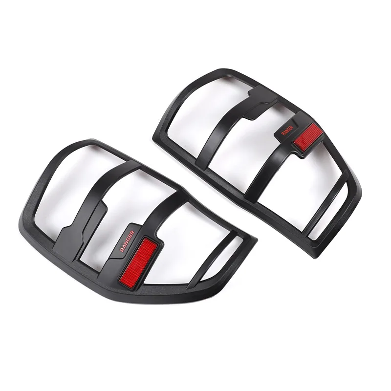 

Car Rear Fog Lamp Brake Lamp Protective Cover Decorative Frame Car Accessories For Ford Ranger Wildtrak T6 T7 T8 12-20 ABS