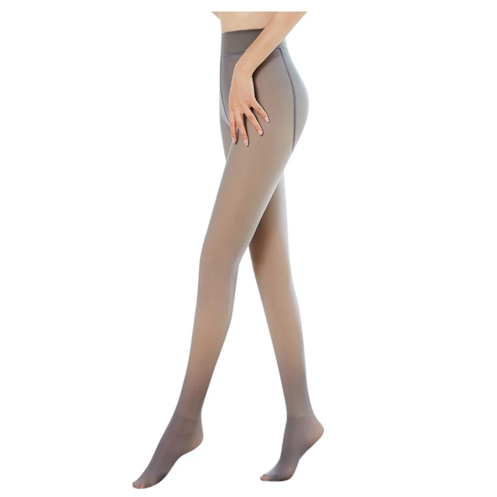 

Flawless Legs Fake Translucent Warm Fleece Pantyhose -Black/Gray/Coffee Original