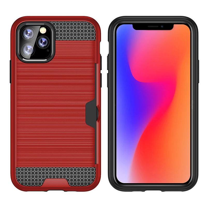 Защитный чехол из поликарбоната и ТПУ для iPhone 11 Pro Max XS XR X 8 7 6 6S Plus 100 шт. | Мобильные