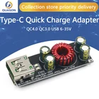 Понижающий модуль Boost QC4.0QC3.0 USB Type-C мобильный телефон, 6 -35 в, быстрая зарядка, для Huawei SCPFCP, Apple PD, Qualcomm