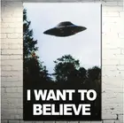 Плакаты и принты на холсте, с изображением НЛО, для гостиной, домашний декор