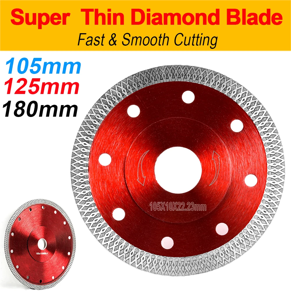 

105/125/180mm Diamond Dry Cutting Blade Disc Thin Cutting Blade For Wet Cutting Ceramic Tile Marble Stone Ceramic Granite Tools