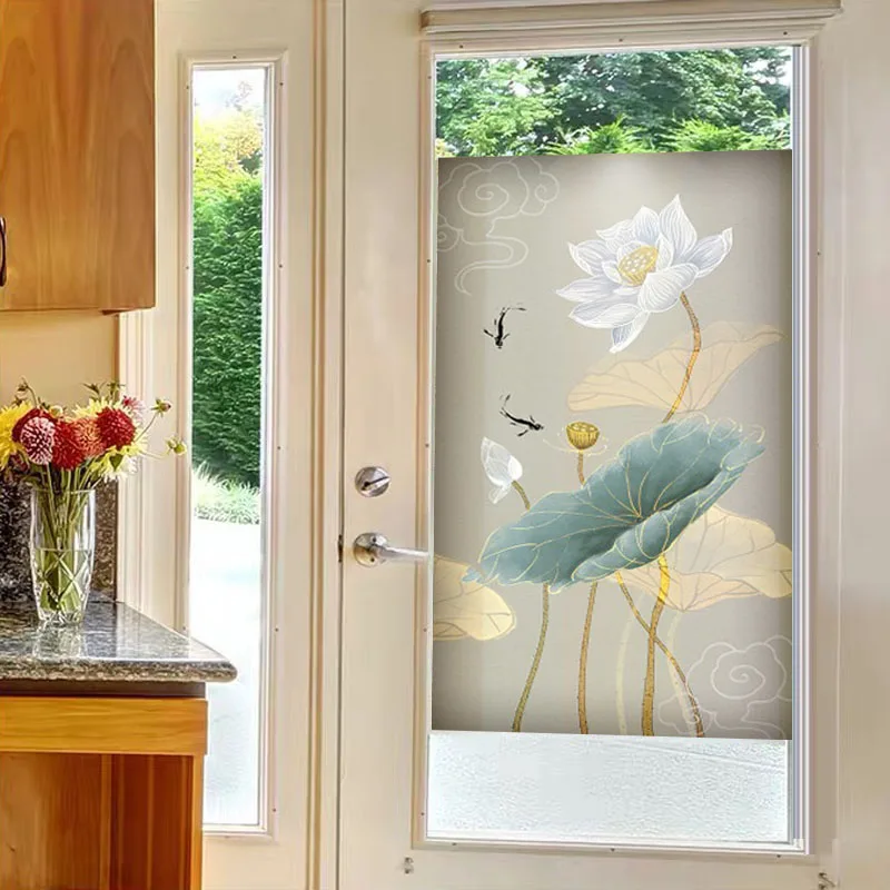Индивидуальный размер окна Стекло Плёнки витражные наклейки для стеклянных