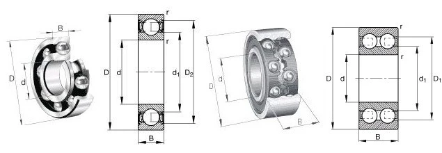 6200RS подшипник ABEC-3(8 шт.) 10x30x9 мм Глубокий паз 6200-2RS шарикоподшипники 6200RZ 180200 RZ RS 6200 2RS качество EMQ