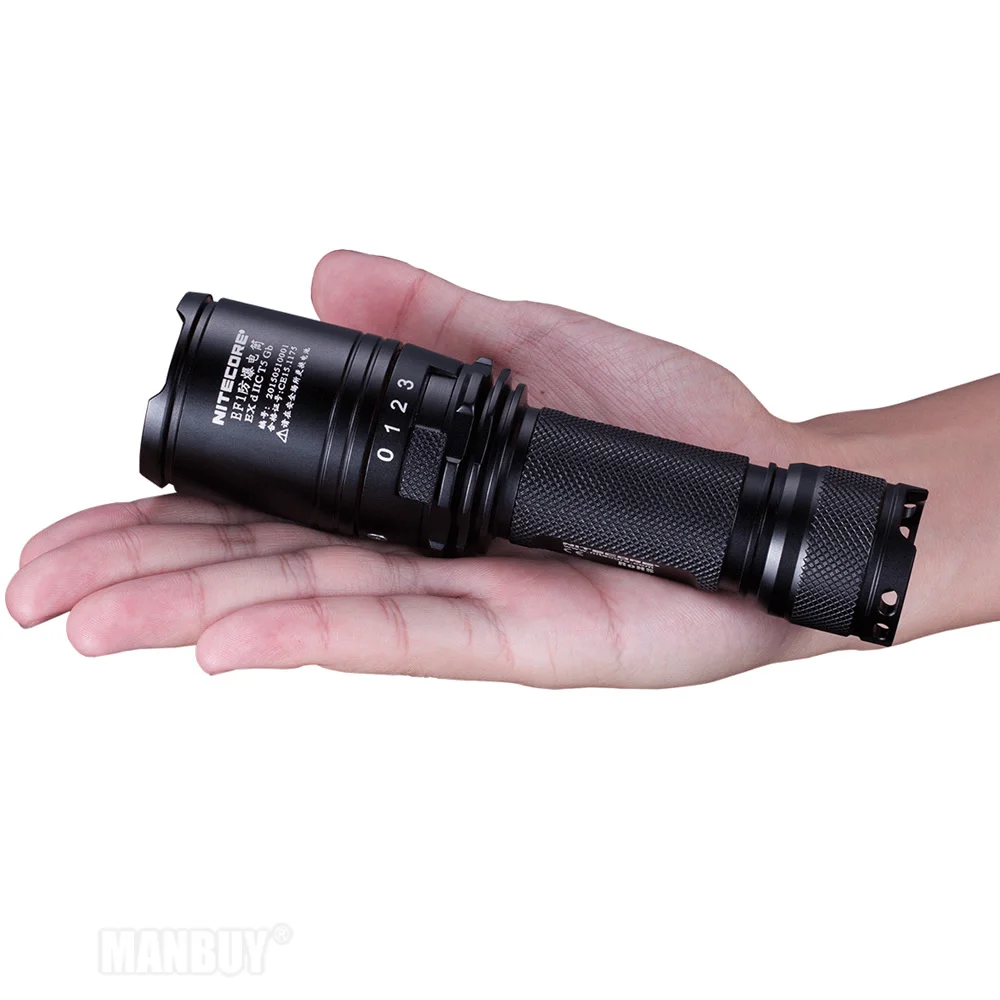 2020 NITECORE EF1 830 люмен взрывозащищенный светодиодный тактический фонарик ProTorch Ex D II C