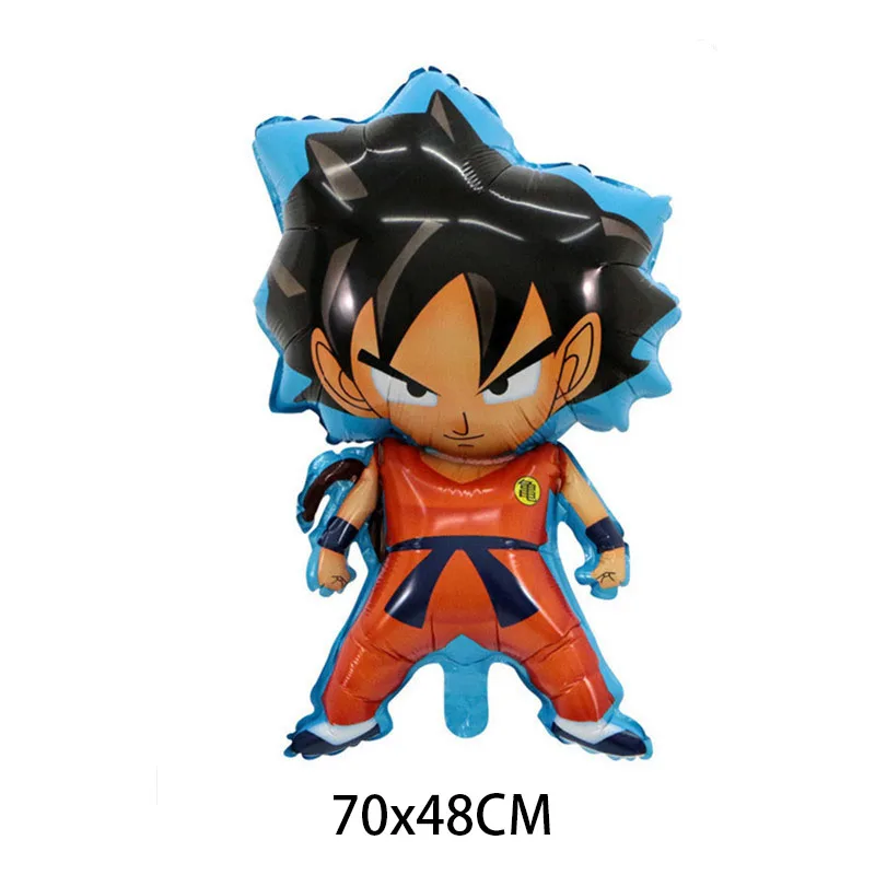 Шар на день рождения Son Goku Hero персонаж из мультфильма Saiyan Wukong алюминиевой фольги