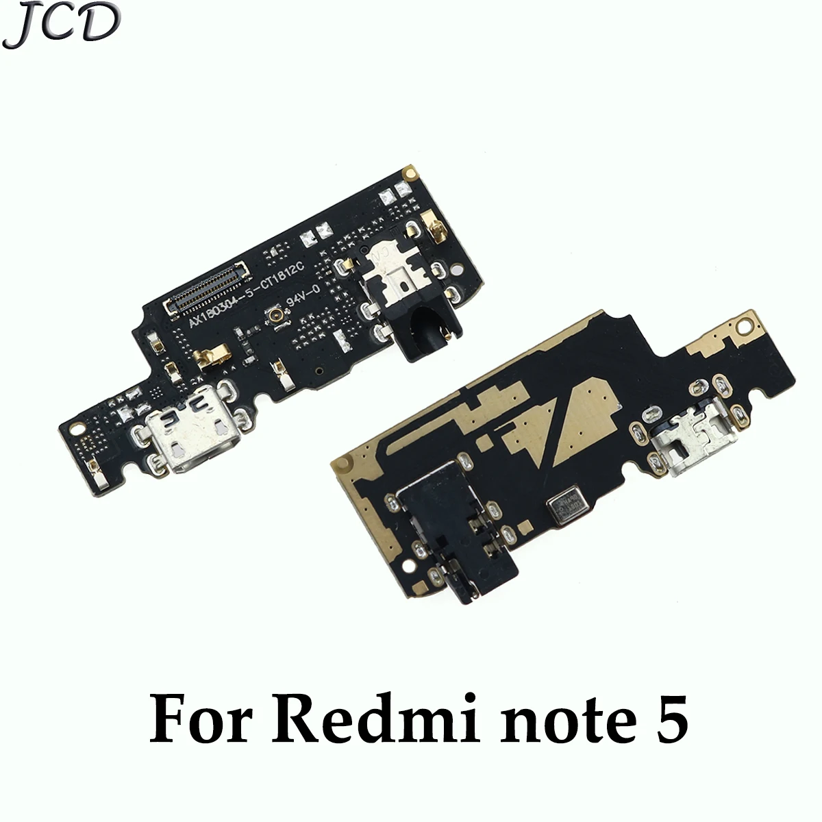 JCD микрофонный модуль+ зарядка через usb Нижняя плата гибкий кабель соединительные детали для Xiaomi Redmi Note 5 note5 Замена