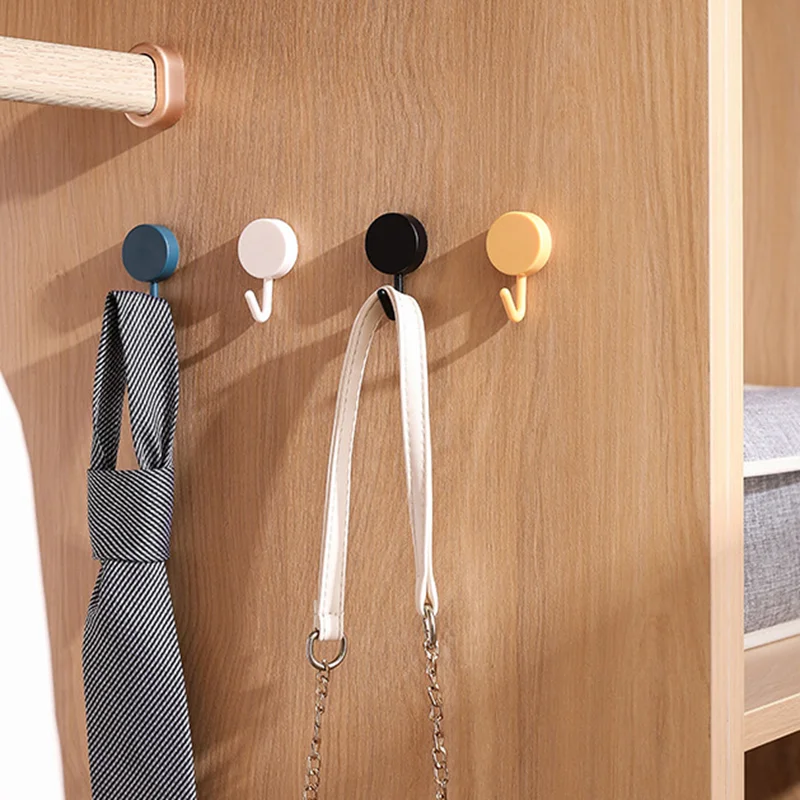 

10pcs Hook Strong Adhesive Sticking Wall Kitchen Cute Hook Seamless No-Punch Sticky Hook Fo Kitchen Bathroom Accessories