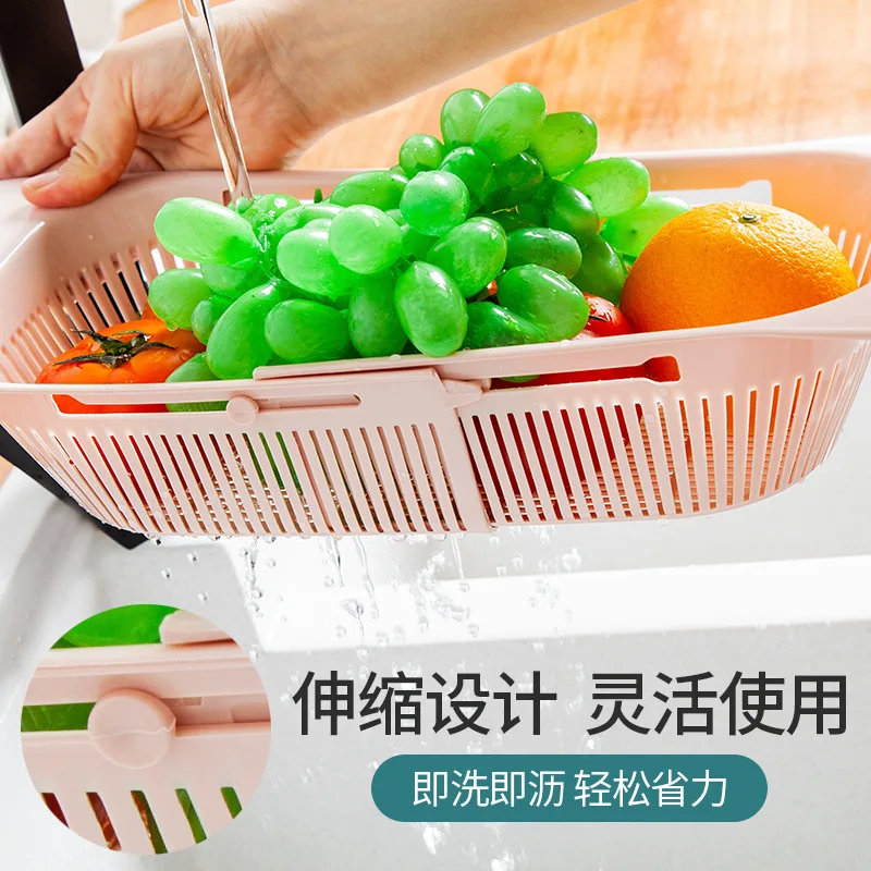 Выдвижная раковина li shui lan 3361 подпластиковая корзина для хранения фруктов