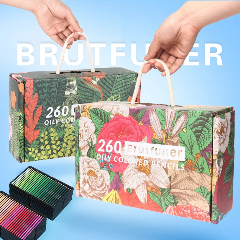

New brutfunner 520 color oil color lead pencil gift box set