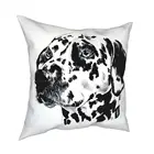 Далматинская собака животное влюбленная квадратная Подушка Чехол Полиэстеровая Подушка пользовательская Подушка Чехол