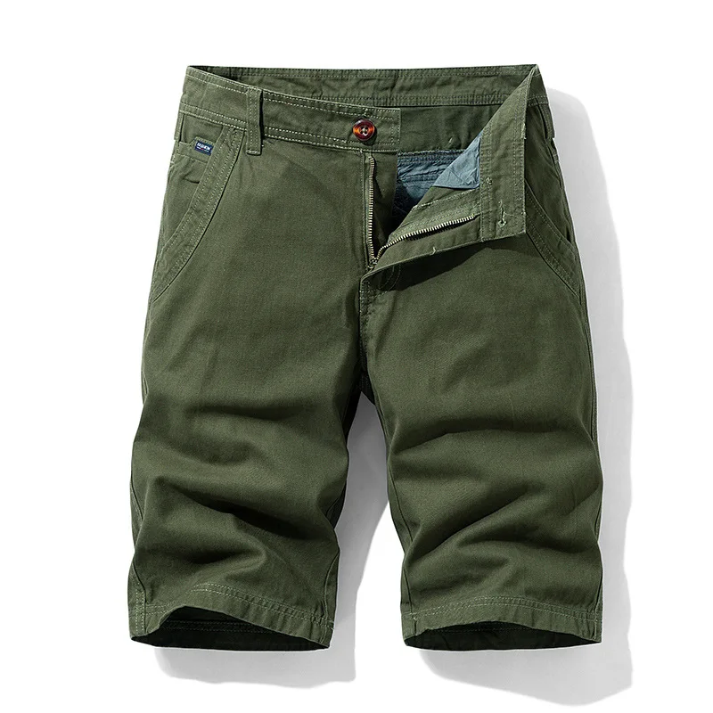 Red Cargo Shorts Men Cotton Bermuda Male New 2020 Summer Men's Baggy Military Zipper Pants Cheap Tactical | Мужская одежда