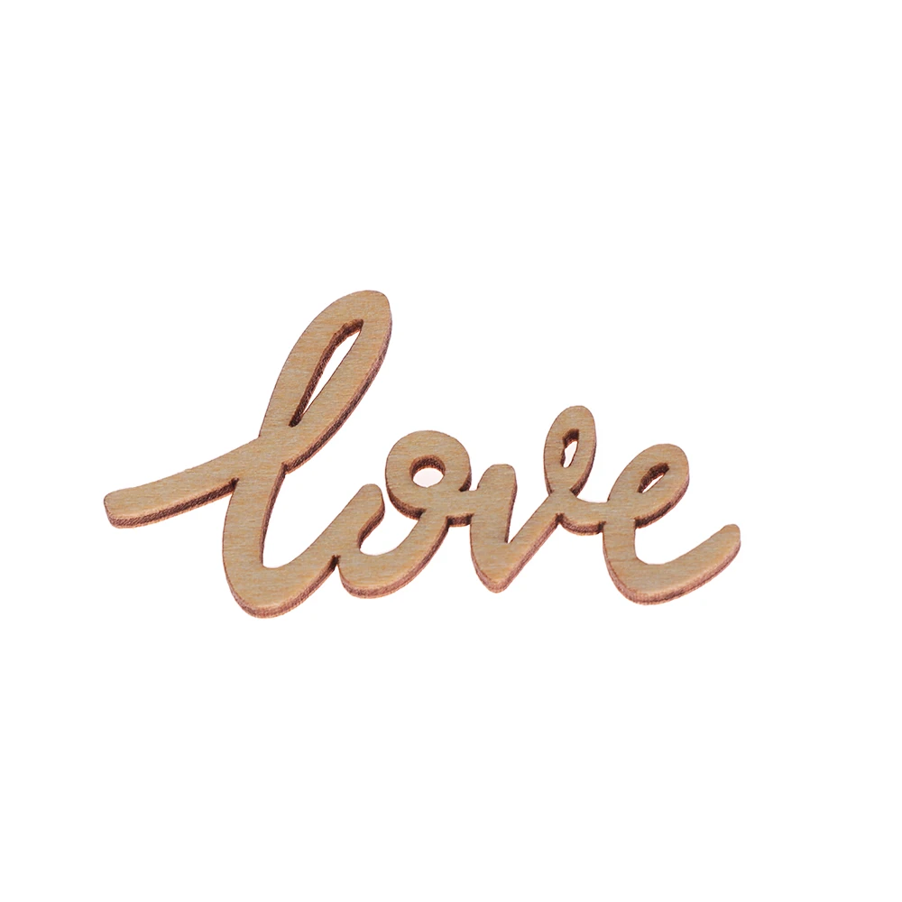 15 штук рустических натуральных деревянных букв "Любовь", пыльца стола на День Валентина, свадебное украшение, шикарные самодельные ремесла, аксессуары и инструменты.