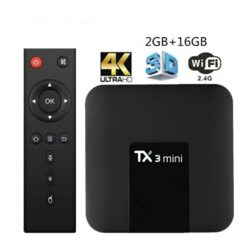 

ТВ-приставка TX3 Mini Smart TV, Android 8,1, Amlogic S905W, 1 ГБ, 8 ГБ, 2 ГБ, 16 ГБ, 4K, H.265, 2,4G, 5G, Wi-Fi, ТВ-приставка, медиаплеер PK H95