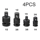 4 шт. 14 38 12 гаечный ключ с трещоткой, переходник для торцевого ключа, набор ключей, конвертер, редуктор привода, электрофорез, процесс затемнения инструментов