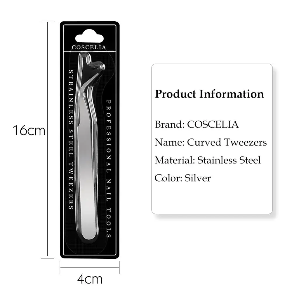 Пинцет из нержавеющей стали изогнутый прямой наконечник керамика инструменты
