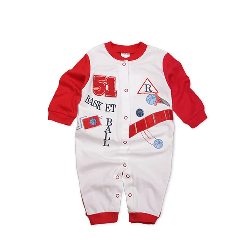 

Baby Clothes Long Sleeve Cotton Baby Clothes Color Matching Male Baby Jumpsuit