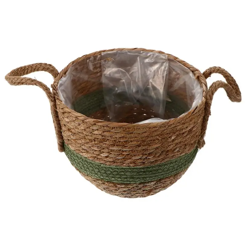 

1pc Flower Pot Basket Delicate Decorative Tabletop Gift Basket Flower Pot Basket