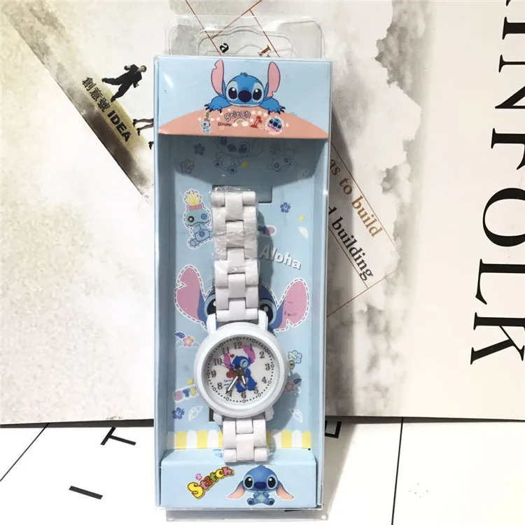 Часы наручные Disney Stitch star детские водонепроницаемые электронные кварцевые с
