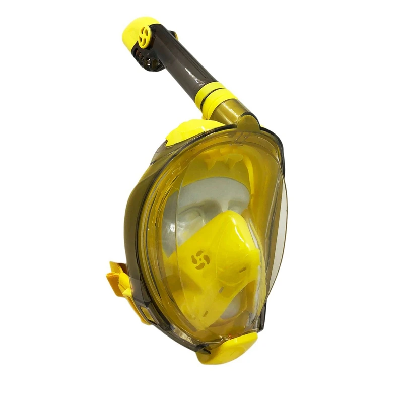 Маска для подводного плавания Seaview на все лицо 180 ° со съемным креплением камеры