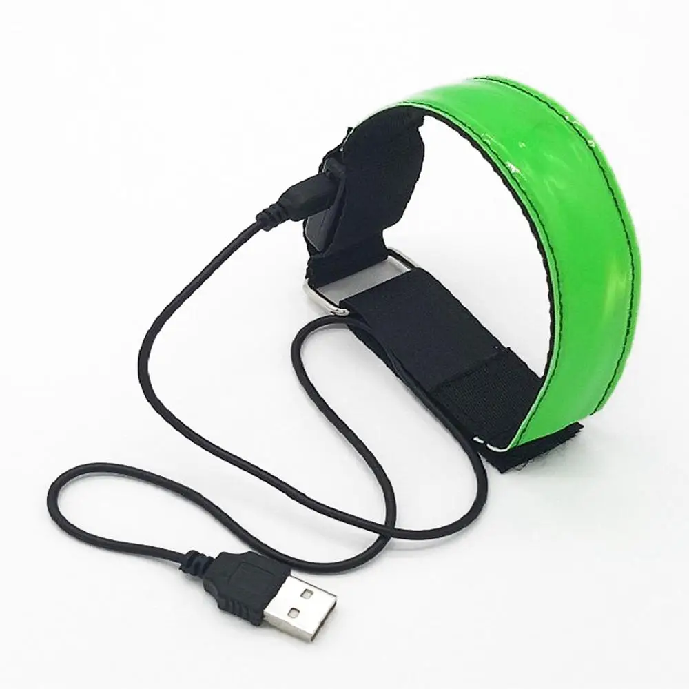 Светодиодный светящийся браслет с usb-зарядкой для бега повязки езды на