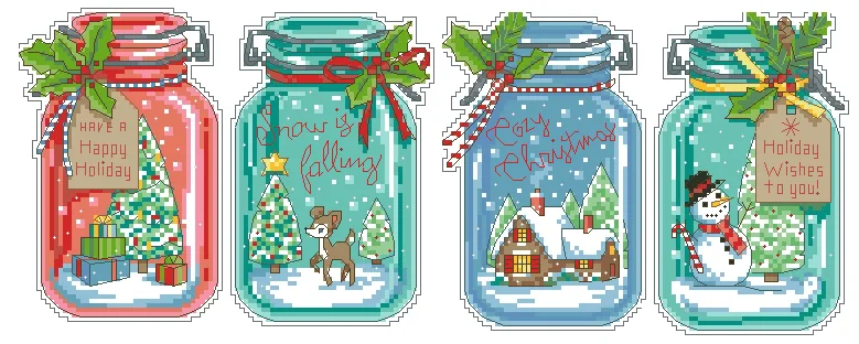 

Набор для вышивки крестом t-Birds, цветы персика и птицы, RS хлопок, вышивка крестом Dim 70-08964