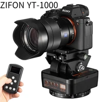 zifon yt 1000 panoramic head pan tilt stabilizer for camera slider photo booth 360 professional tripod camcorders mobile heads