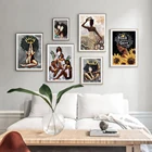 Абстрактная Современная Африка сексуальная королева черная женщина фотообои искусство скандинавский постер и печать картины украшение для дома