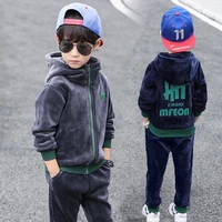 children clothing 2022 autumn spring boys clothes hoodiespants outfit kids sports clothes suit for boy clothing sets 4 12 years