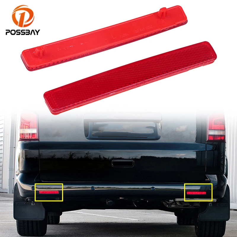 Автомобильный задний бампер POSSBAY угловой отражатель декоративный фонарь для VW