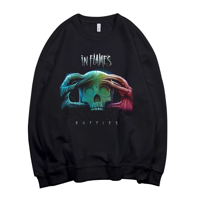 

6 designs Skull Bone Cute Demon In Flames Pollover Sweatshirt Rock hoodie punk sudadera streetwear fleece Outerwear heavy metal