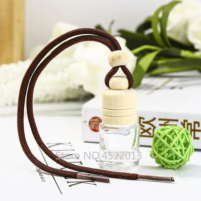 

5ML Clear Glass Cosmetic Beauty Perfume Refillable Car Hang Bottles,Pendants Decorations Scent Package Gifts, Essential Oil Tube
