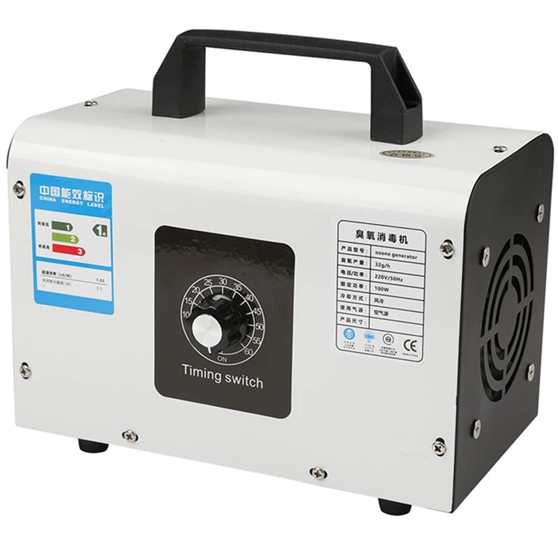 

Ozone Generator Household 32G/H Air Purifier Ozonizador Machine Ozono Generator Deodorant Disinfection Equipment US Plug