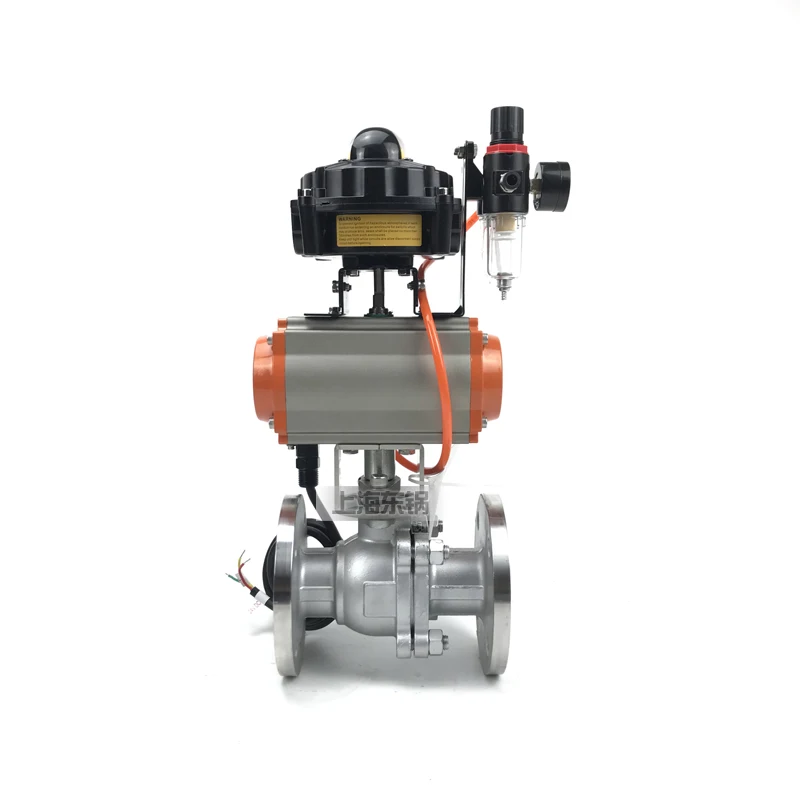 Взрывозащищенный Пневматический шаровой клапан из нержавеющей стали Паровой