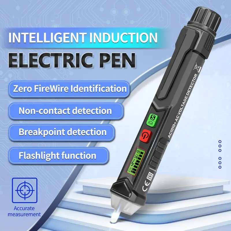 AC1010 + Интеллектуальная бесконтактная ручка сигнализация измеритель напряжения