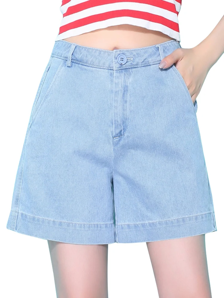 

Women's Shorts Summer Wear Low-waisted Denim Shorts Summer Wear New Spring Loose black