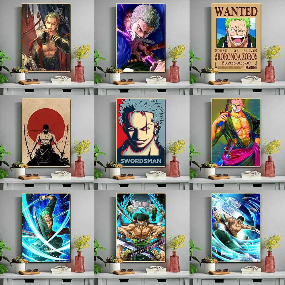 

Classic Japanese Anime Wall Art Canvas Painting For Living Room Decoration Colorfull Posters Kids Bedroom Modular Home Decor