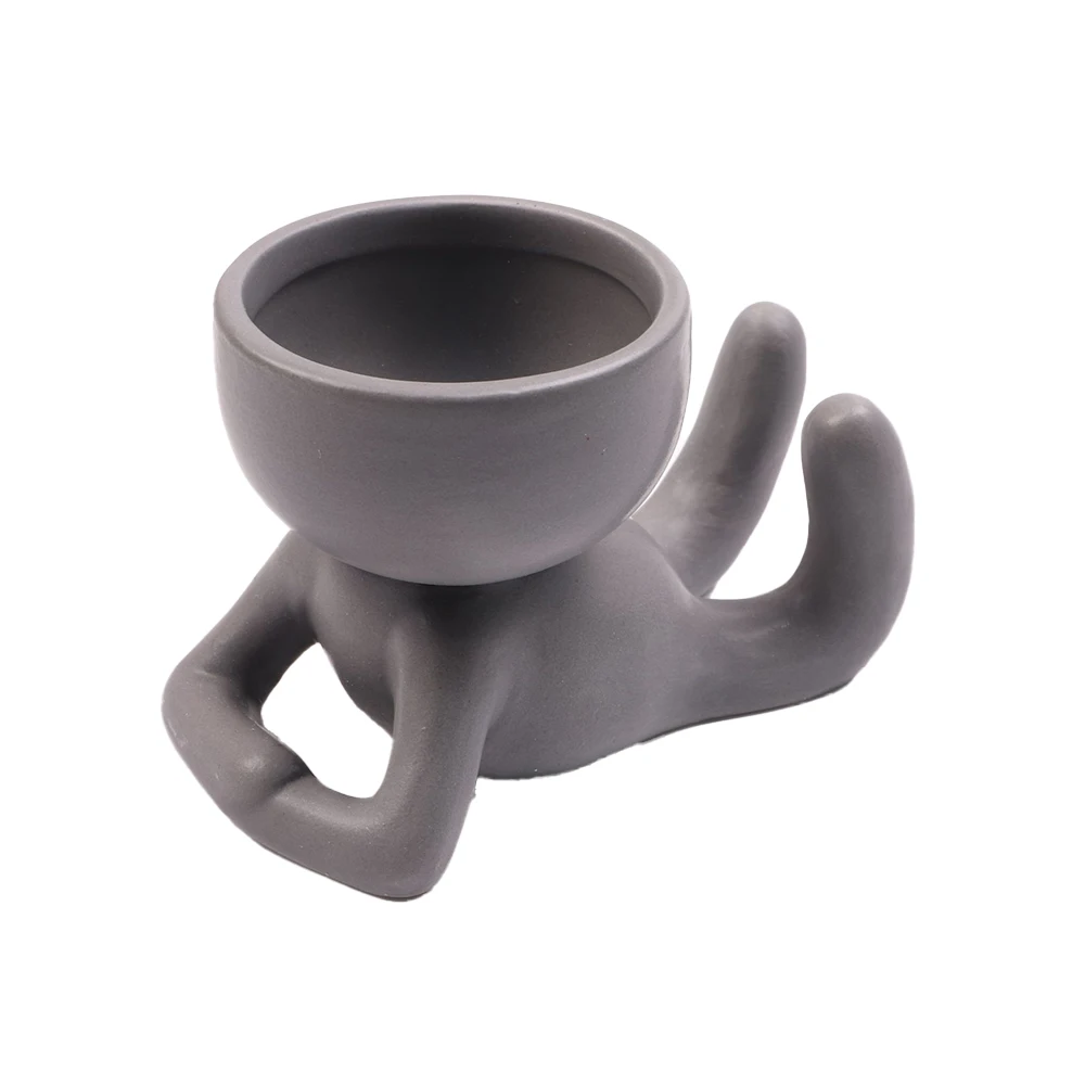 

Цветочный горшок, ваза, гуманоидная керамическая креативная горшечная растение, гуманоидный цветочный горшок, керамические изделия