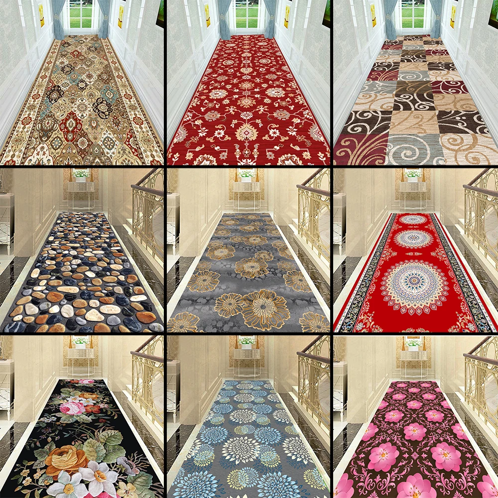 moroccan style floral living room carpets corridor hallway kitchen rug mat floor area rug flannel non skid modern bed room rugs free global shipping
