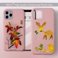 green leaf display and art for iphone 8 7 6 6s plus x 13 2020 xr 11 12 pro mini pro xs max matte candy pink silicone covers