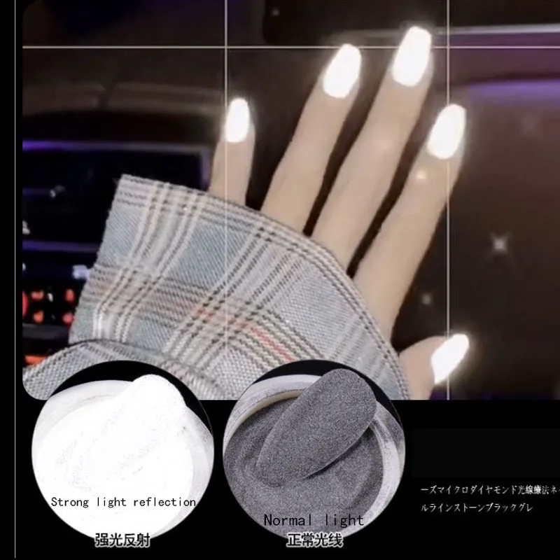 20 г новая пудра для ногтей Клубные подвески блестящий порошок хромированный