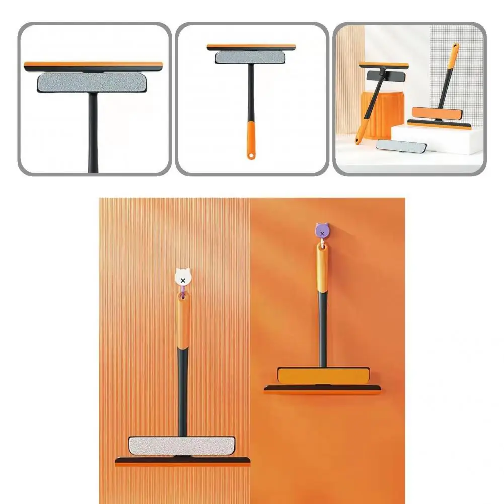 

Labor-saving 1 Set Durable Bathroom Door Mesh Screen Brush Thicken Window Wiper Rich Foam Cleaning Tools