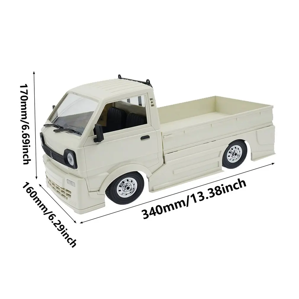 

D12 1/10 2WD RC Car Simulation Drift Truck Brushed 260 motor Climbing Car LED Light On-road RC Car Toys For Boys Kids Gifts